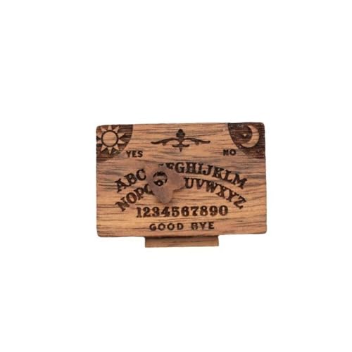 Miniature Ghost Board with Drawer,Small Ouija Board, Planchette Ouija, Portable Spirit Table Made of Wood, Miniature Spiritual Table for Family Friends, Ghost Halloween Decorations for Family Friends Miniature Ghost Board with Drawer,Small Ouija Board, Planchette Ouija, Portable Spirit Table Made of Wood, Miniature Spiritual Table for Family Friends, Ghost Halloween Decorations for Family Friends von jiejack