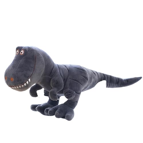 jiejack Dino Kuscheltier Spielzeug 40cm - Weicher Tyrannosaurus Rex Plüschtier, Dinosaurier Kuscheltier, Geburtstag, Weihnachten oder als Dekoration (Dino stofftier) (Grau) von jiejack