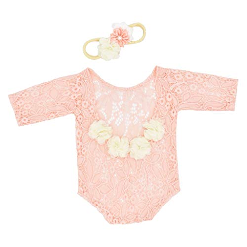 jiingekk 2 Stück Neugeborene Fotografie Requisiten Outfits Set Baby Blume Perle Stirnband Spitze Strampler Set Blume Haarband Kopfschmuck Fotografie Kleidung für Zwillinge Jungen jiingekk 2 Stück Neugeborene Fotografie Requisiten Outfits Set Baby Blume Perle Stirnband Spitze Strampler Set Blume Haarband Kopfschmuck Fotografie Kleidung für Zwillinge Jungen von jiingekk
