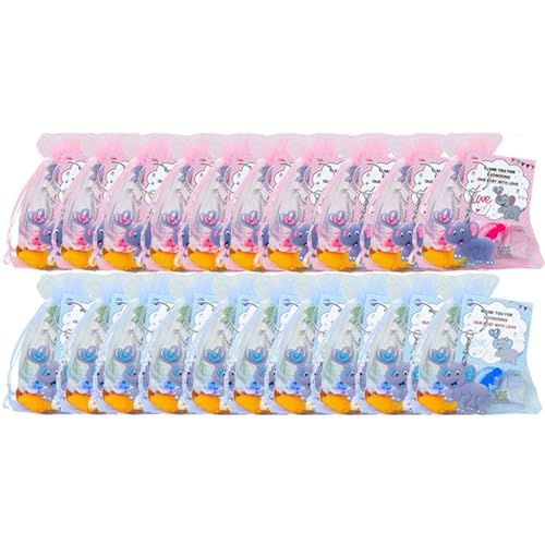 jiingekk 20-teiliges Elefanten-Schlüsselanhänger-Set, Babyparty-Schlüsselanhänger, praktisches Gastgeschenk, Taufzubehör jiingekk 20-teiliges Elefanten-Schlüsselanhänger-Set, Babyparty-Schlüsselanhänger, praktisches Gastgeschenk, Taufzubehör von jiingekk