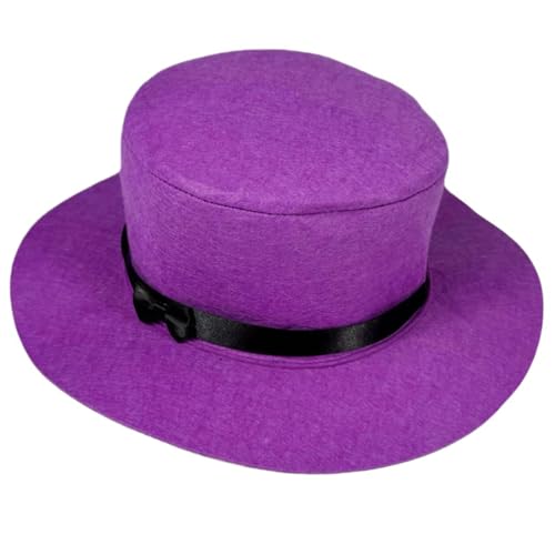 jiingekk Eleganter Hut mit Gürtel für Halloween und Theatergebrauch, Themenfeiern, Bühnenauftritte jiingekk Eleganter Hut mit Gürtel für Halloween und Theatergebrauch, Themenfeiern, Bühnenauftritte von jiingekk