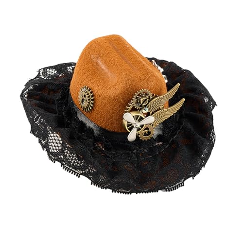 jiingekk Haarklammer im viktorianischen Stil aus Metall, Punk-Kopfbedeckung für Damen und Herren, Cosplay, Event und Alltag, Gothic-Haarspange jiingekk Haarklammer im viktorianischen Stil aus Metall, Punk-Kopfbedeckung für Damen und Herren, Cosplay, Event und Alltag, Gothic-Haarspange von jiingekk