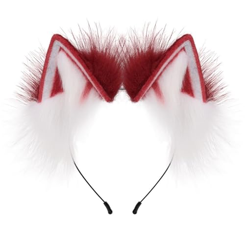 jiingekk Haarreif mit niedlichen Füchsen, Cosplay, Anime-Charakter, Haarband, Halloween, Maskeraden, Rollenspiel, Stirnbänder für Teenager und Mädchen jiingekk Haarreif mit niedlichen Füchsen, Cosplay, Anime-Charakter, Haarband, Halloween, Maskeraden, Rollenspiel, Stirnbänder für Teenager und Mädchen von jiingekk