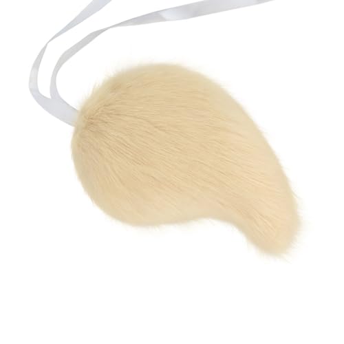 jiingekk Halloween-Wolf-Füchs-Kostüm-Zubehör für Kinder, Mädchen, Weihnachten, Halloween, Cosplay, Tierohren-Haarband, Plüschschwanz von jiingekk