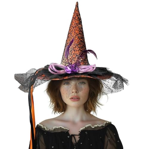 jiingekk Halloween-Zaubererhut, beleuchteter Hexenhut, Hexenhut, Zauberer-Kostüm, Zubehör für Maskerade, Party, Dekoration, Cosplay-Requisiten jiingekk Halloween-Zaubererhut, beleuchteter Hexenhut, Hexenhut, Zauberer-Kostüm, Zubehör für Maskerade, Party, Dekoration, Cosplay-Requisiten von jiingekk