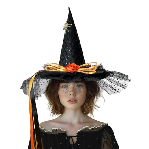 jiingekk Halloween-Zaubererhut, beleuchteter Hexenhut, Hexenhut, Zauberer-Kostüm, Zubehör für Maskerade, Party, Dekoration, Cosplay-Requisiten jiingekk Halloween-Zaubererhut, beleuchteter Hexenhut, Hexenhut, Zauberer-Kostüm, Zubehör für Maskerade, Party, Dekoration, Cosplay-Requisiten von jiingekk
