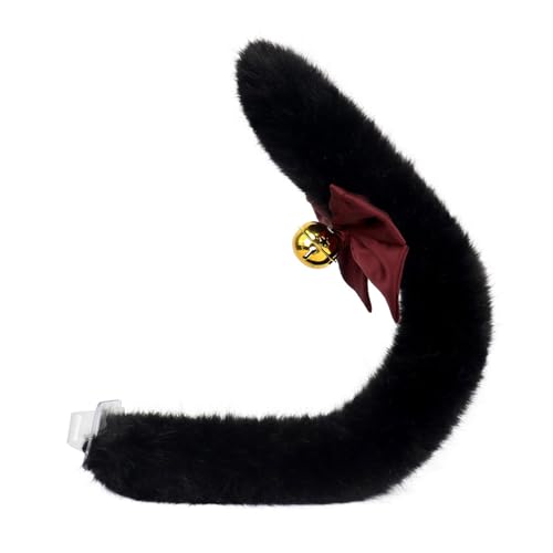 jiingekk Katzenkostüm mit Haarreif, pelziger Schwanz, Halloween-Katzenkostüm für Kinder, Mädchen, Geburtstag, Weihnachten, Halloween, Cosplay jiingekk Katzenkostüm mit Haarreif, pelziger Schwanz, Halloween-Katzenkostüm für Kinder, Mädchen, Geburtstag, Weihnachten, Halloween, Cosplay von jiingekk