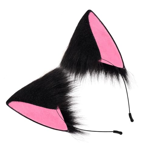 jiingekk Katzenkostüm mit Haarreif, pelziger Schwanz, Halloween-Katzenkostüm für Kinder, Mädchen, Geburtstag, Weihnachten, Halloween, Cosplay jiingekk Katzenkostüm mit Haarreif, pelziger Schwanz, Halloween-Katzenkostüm für Kinder, Mädchen, Geburtstag, Weihnachten, Halloween, Cosplay von jiingekk