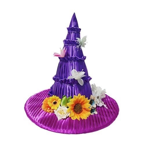 jiingekk Lolitas Cosplay Hexenhut Zauberer Hüte Halloween Hexe Uni Hut für Halloween und Mottopartys jiingekk Lolitas Cosplay Hexenhut Zauberer Hüte Halloween Hexe Uni Hut für Halloween und Mottopartys von jiingekk