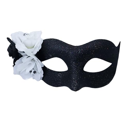 jiingekk Mexikaner-Maskerade-Halloween-Kostüm, halbes Gesicht, gruseliger Totenkopf, Tag der Toten für Party jiingekk Mexikaner-Maskerade-Halloween-Kostüm, halbes Gesicht, gruseliger Totenkopf, Tag der Toten für Party von jiingekk
