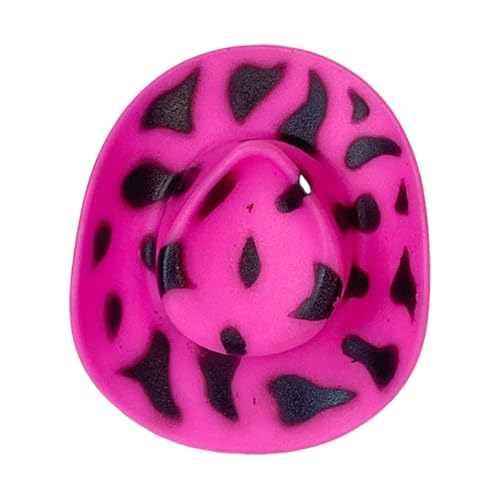 jiingekk Mini-Cowgirl-Hut, Haarspange, Party-Kopf-Accessoire, 19 Farboptionen, Junggesellinnenabschied, Kopfbedeckung, Brautschmuck, Cowgirl-Haarschmuck von jiingekk