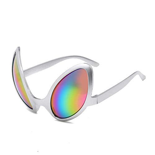 jiingekk Presbyopische Linse, Kostüm-Brille, lustig, cool, geformt, lustige Halloween-Party-Requisiten, Zubehör für Erwachsene und Kinder – Silber – bunt jiingekk Presbyopische Linse, Kostüm-Brille, lustig, cool, geformt, lustige Halloween-Party-Requisiten, Zubehör für Erwachsene und Kinder – Silber – bunt von jiingekk