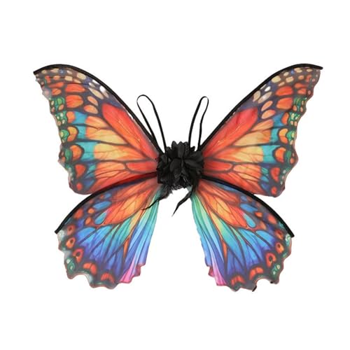 jiingekk Schmetterlingsflügel-Kostüm für Mädchen, Cosplay, Party, Halloween, Weihnachten, Geburtstag, Halloween, Cosplay, Feen, Flügel-Kostüm jiingekk Schmetterlingsflügel-Kostüm für Mädchen, Cosplay, Party, Halloween, Weihnachten, Geburtstag, Halloween, Cosplay, Feen, Flügel-Kostüm von jiingekk