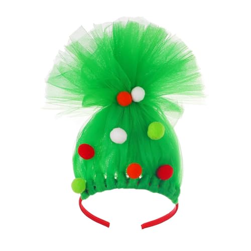 jiingekk Schönes Tüll-Haarband mit Dekoration, elastische Stirnbänder für Kinder, für Rollenspiele, Party, Fotografie, Verkleidungszubehör, Rollenspiel-Haarband von jiingekk