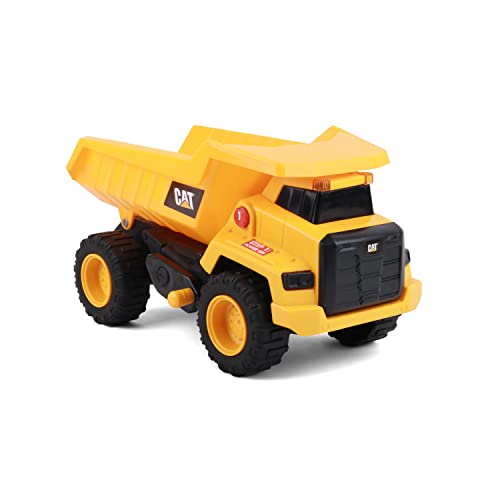 Caterpillar by Funrise 82266 Caterpillar Dump Truck, CAT Power Haulers Dump Truck Construction Vehicle, Yellow, Black von CatToysOfficial