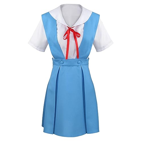 jiminhope Evangelion EVA Cosplay Kostüm Ayanami Rei Uniform Kleid Asuka Langley Soryu Cosplay Kleid Rollenspiel von jiminhope