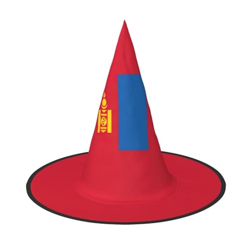 Halloween-Hut mit mongolischer Flagge, 3er-Set, passend für Familien-Mottopartys, Hofdekoration, Karnevalspartys von jingong