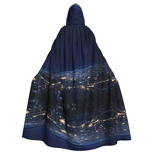 jingong Ansicht der Erde Druck Eleganter Kapuzenumhang Übergroßer Kapuzenumhang mit Fliege für Halloween Kostümpartys Rollenspiele jingong Ansicht der Erde Druck Eleganter Kapuzenumhang Übergroßer Kapuzenumhang mit Fliege für Halloween Kostümpartys Rollenspiele von jingong