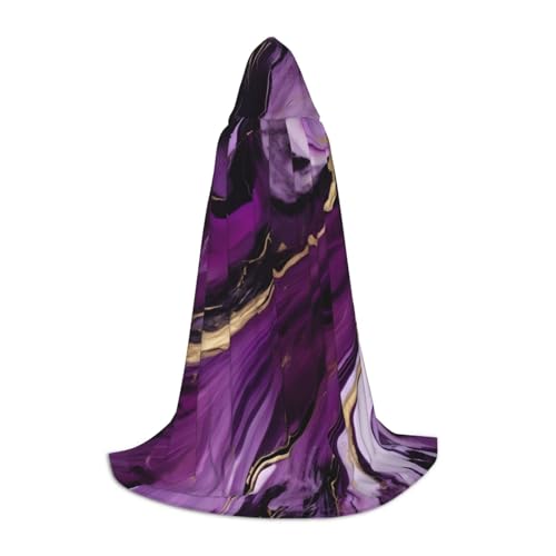 jingong Dunkelviolette Textur, Marmor, 1 Druck, stilvoller Kapuzenumhang – übergroßer Hut, Umhang für Damen und Herren, passend für Karneval, Cosplay jingong Dunkelviolette Textur, Marmor, 1 Druck, stilvoller Kapuzenumhang – übergroßer Hut, Umhang für Damen und Herren, passend für Karneval, Cosplay von jingong