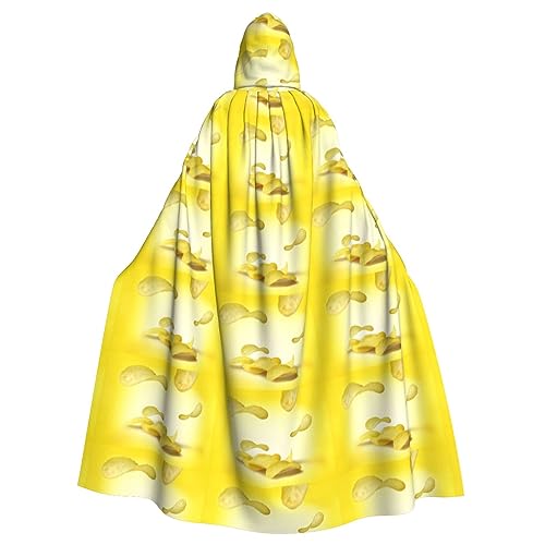 jingong Eleganter Kapuzenumhang mit Kartoffelchips, übergroßer Kapuzenumhang mit Fliege für Halloween, Kostümpartys, Rollenspiele jingong Eleganter Kapuzenumhang mit Kartoffelchips, übergroßer Kapuzenumhang mit Fliege für Halloween, Kostümpartys, Rollenspiele von jingong