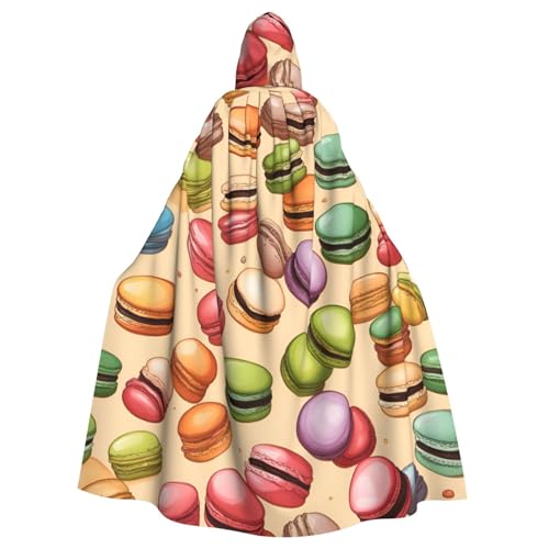 jingong Eleganter Kapuzenumhang mit Macaron-Keks-Geschmack, übergroßer Kapuzenumhang mit Fliege für Halloween, Kostümpartys, Rollenspiele jingong Eleganter Kapuzenumhang mit Macaron-Keks-Geschmack, übergroßer Kapuzenumhang mit Fliege für Halloween, Kostümpartys, Rollenspiele von jingong