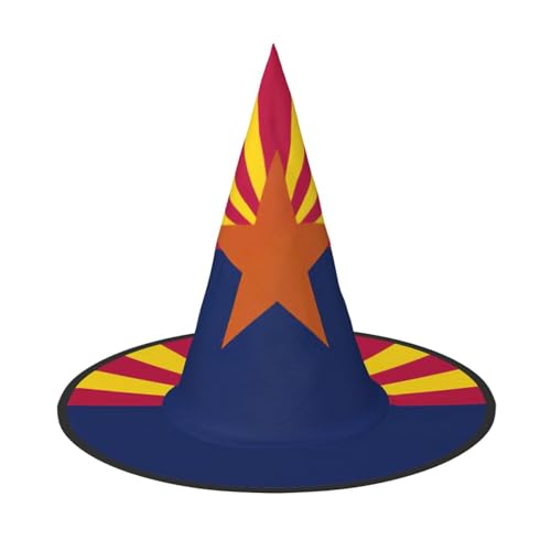 jingong Halloween-Hut mit Arizona-Flagge, 3er-Set, passend für Familien-Mottopartys, Hofdekoration, Karnevalspartys von jingong
