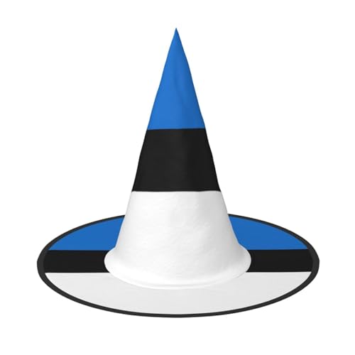 jingong Halloween-Hut mit Estland-Flagge, 3er-Set, geeignet für Familien-Mottopartys, Hofdekoration, Karnevalspartys von jingong