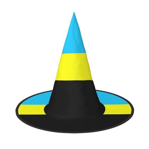 jingong Halloween-Hut mit Flagge des Sultanats Buronga, 3er-Set, geeignet für Familien-Mottopartys, Innenhof-Dekoration, Karnevalspartys von jingong