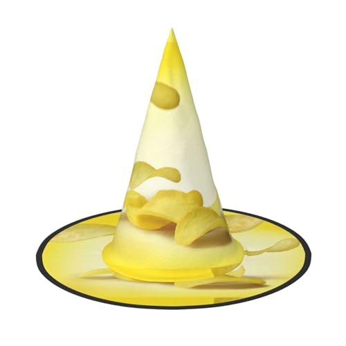 jingong Halloween-Hut mit Kartoffelchips, 3er-Set, geeignet für Familien-Mottopartys, Hofdekoration, Karnevalspartys jingong Halloween-Hut mit Kartoffelchips, 3er-Set, geeignet für Familien-Mottopartys, Hofdekoration, Karnevalspartys von jingong