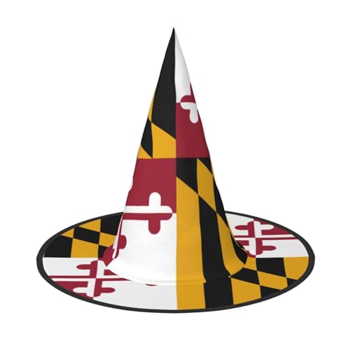 jingong Halloween-Hut mit Maryland-Staatsflagge, 3er-Set, passend für Familien-Mottopartys, Hofdekoration, Karnevalspartys jingong Halloween-Hut mit Maryland-Staatsflagge, 3er-Set, passend für Familien-Mottopartys, Hofdekoration, Karnevalspartys von jingong