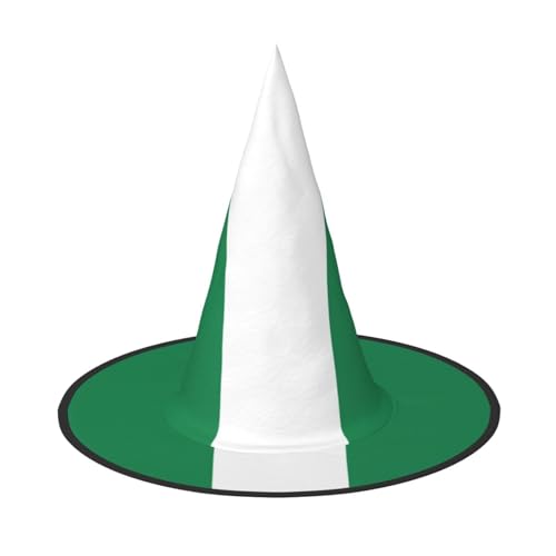 jingong Halloween-Hut mit Nigeria-Flagge, 3er-Set, geeignet für Familien-Mottopartys, Hofdekoration, Karnevalspartys von jingong