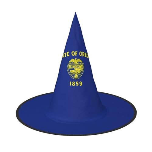 jingong Halloween-Hut mit Oregon-Flagge, 3er-Set, passend für Familien-Mottopartys, Hofdekoration, Karnevalspartys von jingong