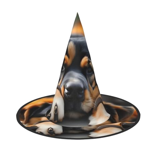 jingong Halloween-Hut mit Pfotenabdruck, 2er-Set, geeignet für Familien-Mottopartys, Hofdekoration, Karnevalspartys von jingong