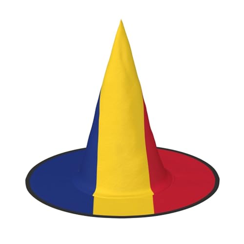 jingong Halloween-Hut mit Rumänien-Flagge, 3er-Set, geeignet für Familien-Mottopartys, Hofdekoration, Karnevalspartys jingong Halloween-Hut mit Rumänien-Flagge, 3er-Set, geeignet für Familien-Mottopartys, Hofdekoration, Karnevalspartys von jingong
