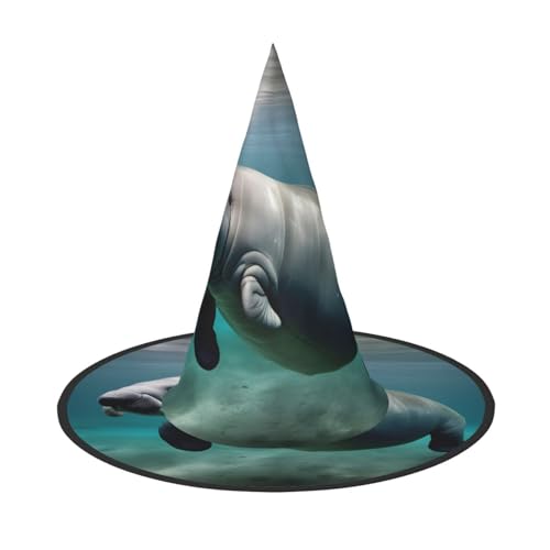 jingong Halloween-Hut mit Seekuh, 2er-Set, geeignet für Familien-Mottopartys, Hofdekoration, Karnevalspartys jingong Halloween-Hut mit Seekuh, 2er-Set, geeignet für Familien-Mottopartys, Hofdekoration, Karnevalspartys von jingong
