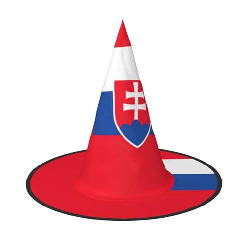 jingong Halloween-Hut mit Slowakei-Motiv, 3er-Set, geeignet für Familien-Mottopartys, Hofdekoration, Karnevalspartys von jingong