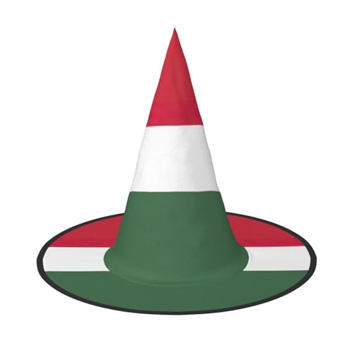 jingong Halloween-Hut mit Ungarn-Flagge, 3er-Set, passend für Familien-Mottopartys, Hofdekoration, Karnevalspartys von jingong