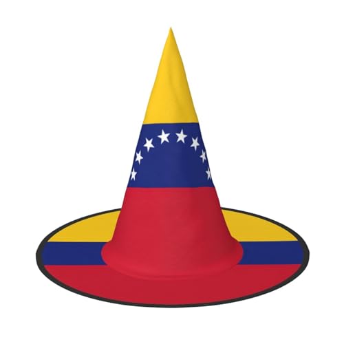 jingong Halloween-Hut mit Venezuela-Flagge, 3er-Set, geeignet für Familien-Mottopartys, Hofdekoration, Karnevalspartys von jingong