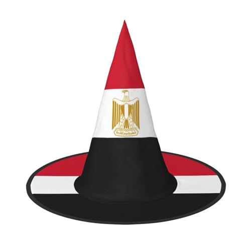 jingong Halloween-Hut mit ägyptischer Flagge, 3er-Set, geeignet für Familien-Mottopartys, Hofdekoration, Karnevalspartys von jingong