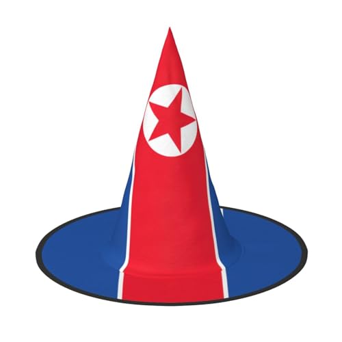 jingong Halloween-Hut mit koreanischer Flagge, 3er-Set, geeignet für Familien-Mottopartys, Hofdekoration, Karnevalspartys von jingong