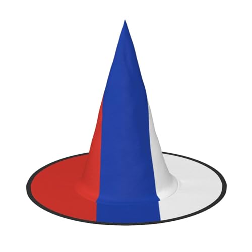 jingong Halloween-Hut mit russischer Flagge, 3er-Set, geeignet für Familien-Mottopartys, Hofdekoration, Karnevalspartys von jingong