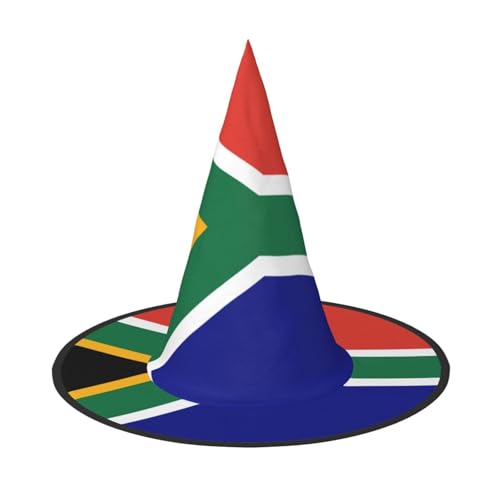 jingong Halloween-Hut mit südafrikanischer Flagge, 3er-Set, geeignet für Familien-Mottopartys, Hofdekoration, Karnevalspartys von jingong