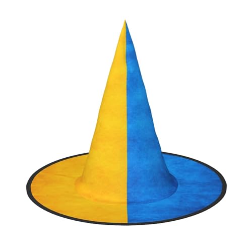 jingong Halloween-Hut mit ukrainischer Flagge, 3er-Set, passend für Familien-Mottopartys, Hofdekoration, Karnevalspartys von jingong