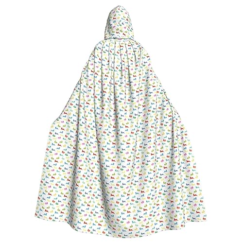 jingong Kaninchen in verschiedenen Posen springen Laufen Kapuzenumhang Party Dekoration Umhang für Karneval Cosplay Kostüme Maskerade und Themenpartys von jingong