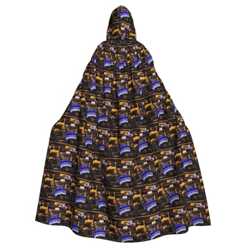 jingong Las Vegas Night Print Elegant Hooded Cloak Oversized Hooded Cape with Bow Tie for Halloween Costume Party Role-Play jingong Las Vegas Night Print Elegant Hooded Cloak Oversized Hooded Cape with Bow Tie for Halloween Costume Party Role-Play von jingong