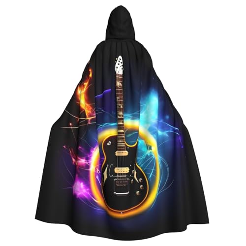 jingong Magischer Umhang mit Kapuze für E-Gitarre, Party, Dekoration, Umhang für Karneval, Cosplay, Kostüme, Maskerade und Themenpartys jingong Magischer Umhang mit Kapuze für E-Gitarre, Party, Dekoration, Umhang für Karneval, Cosplay, Kostüme, Maskerade und Themenpartys von jingong