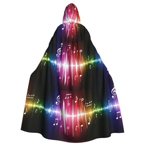jingong Musik-Umhang mit Kapuze, Party-Dekoration, Umhang für Karneval, Cosplay, Kostüme, Maskerade und Themenpartys jingong Musik-Umhang mit Kapuze, Party-Dekoration, Umhang für Karneval, Cosplay, Kostüme, Maskerade und Themenpartys von jingong