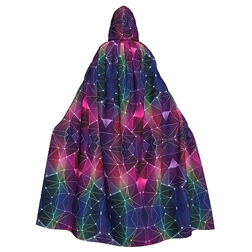 jingong Roter Galaxie-Konstellations-Druck, eleganter Kapuzenumhang, übergroßer Kapuzenumhang mit Fliege für Halloween, Kostümpartys, Rollenspiele jingong Roter Galaxie-Konstellations-Druck, eleganter Kapuzenumhang, übergroßer Kapuzenumhang mit Fliege für Halloween, Kostümpartys, Rollenspiele von jingong