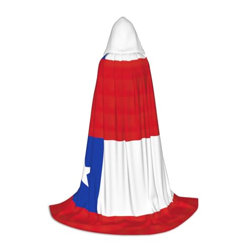 jingong Stilvoller Kapuzenumhang mit Flagge von Chile – übergroßer Hut, Umhang für Damen und Herren, passend für Karneval, Cosplay jingong Stilvoller Kapuzenumhang mit Flagge von Chile – übergroßer Hut, Umhang für Damen und Herren, passend für Karneval, Cosplay von jingong