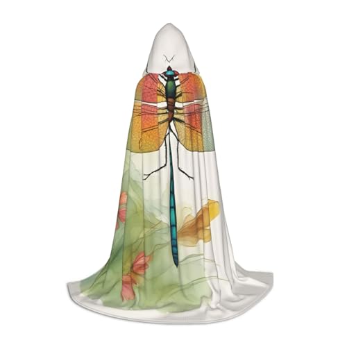 jingong Stilvoller Kapuzenumhang mit Libellen-Motiv, übergroßer Hut für Damen und Herren, passend für Karneval, Cosplay jingong Stilvoller Kapuzenumhang mit Libellen-Motiv, übergroßer Hut für Damen und Herren, passend für Karneval, Cosplay von jingong